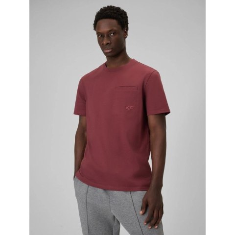 T-shirt regular gładki męski 4F 4FRSS26TTSHM3637-60S 4f