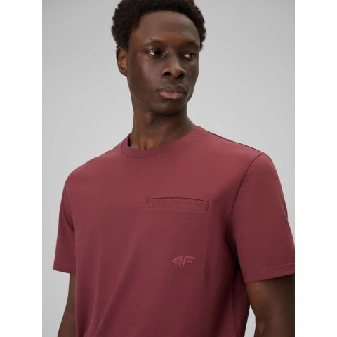 T-shirt regular gładki męski 4F 4FRSS26TTSHM3637-60S 4f