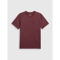 T-shirt regular gładki męski 4F 4FRSS26TTSHM3637-60S 4f