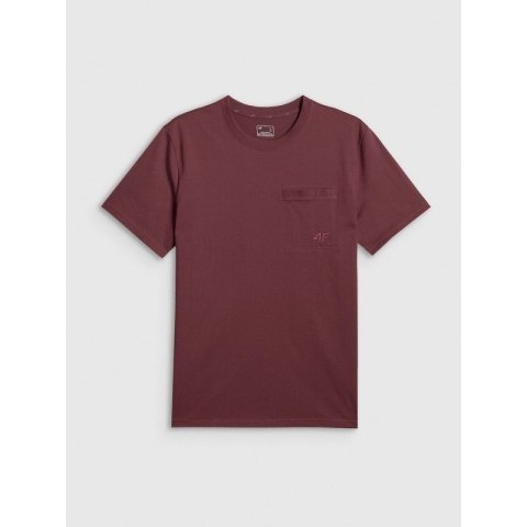 T-shirt regular gładki męski 4F 4FRSS26TTSHM3637-60S 4f
