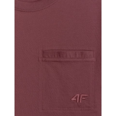 T-shirt regular gładki męski 4F 4FRSS26TTSHM3637-60S 4f