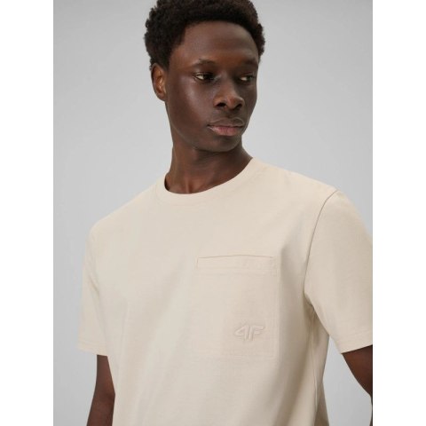 T-shirt regular gładki męski 4F 4FRSS26TTSHM3637-83S 4f