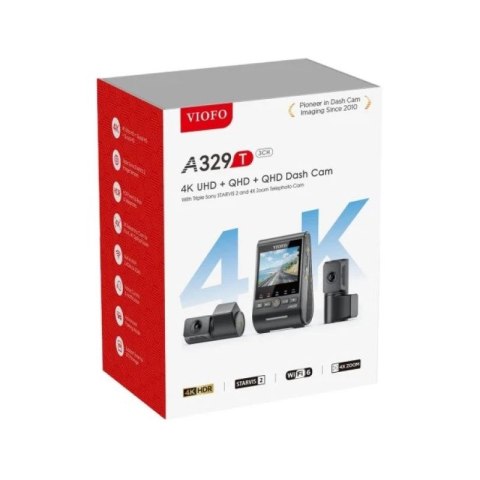 Wideorejestrator VIOFO A329T 3CH GPS VIOFO