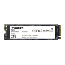Dysk SSD Patriot P300 2TB M2 2280 PCI-Ex4 Gen3 NvME Patriot Memory