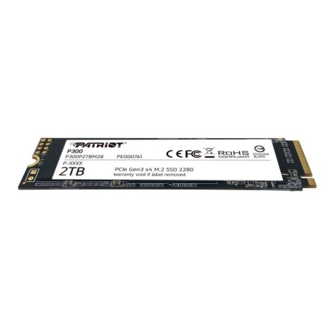 Dysk SSD Patriot P300 2TB M2 2280 PCI-Ex4 Gen3 NvME Patriot Memory