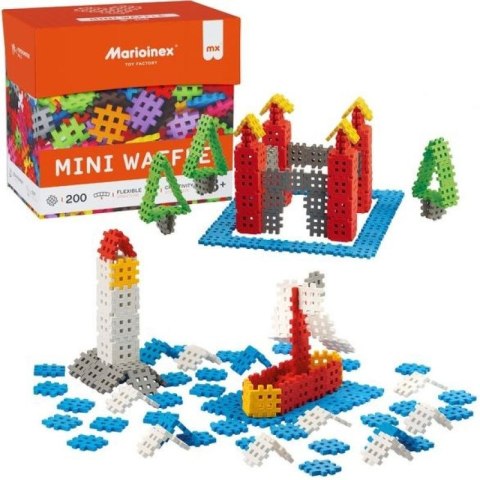 Klocki konstrukcyjne Marioinex Mini Waffle, 200 elementów Marioinex