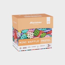 Klocki konstrukcyjne Marioinex Mini Waffle, 200 elementów pastelowe Marioinex