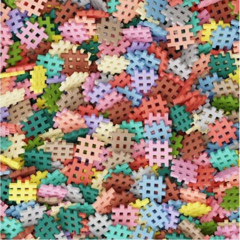 Klocki konstrukcyjne Marioinex Mini Waffle, 200 elementów pastelowe Marioinex