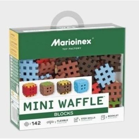Klocki konstrukcyjne Marioinex Mini Waffle, 206 elementów Marioinex