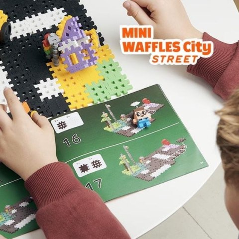Klocki konstrukcyjne Marioinex Mini Waffle - City: Ulica, 280 elementów Marioinex