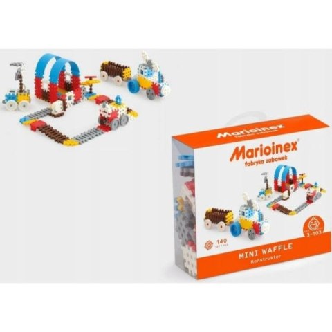 Klocki konstrukcyjne Marioinex Mini Waffle Konstruktor, 140 elementów Marioinex