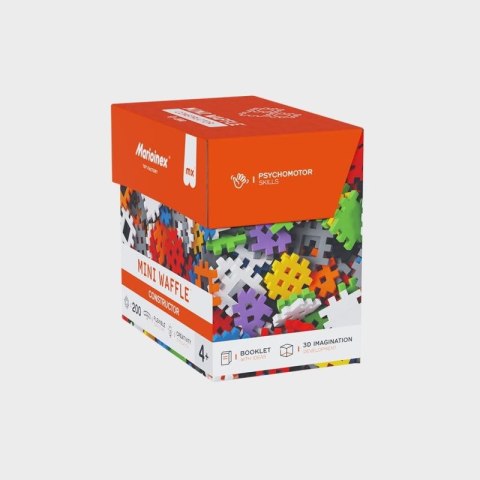 Klocki konstrukcyjne Marioinex Mini Waffle Konstruktor, 200 elementów Marioinex