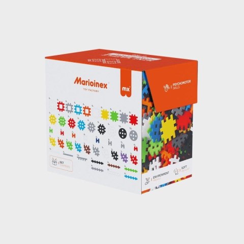 Klocki konstrukcyjne Marioinex Mini Waffle Konstruktor, 200 elementów Marioinex