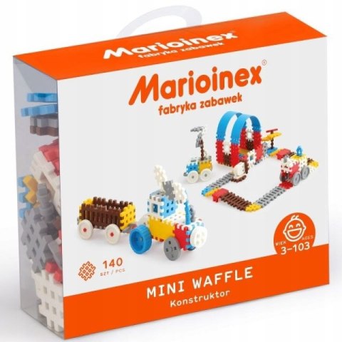 Klocki konstrukcyjne Marioinex Mini Waffle Zestaw 2, 140 elementów Marioinex