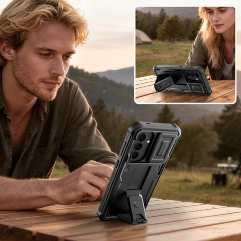 Etui Tech-Protect Kevlar Cam+ 2-Set na Samsung Galaxy A57 5G - czarne Tech-Protect
