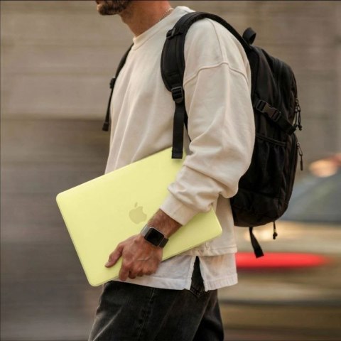 Etui Tech-Protect Softshell na MacBook Neo 13 2026 - żółte matowe Tech-Protect