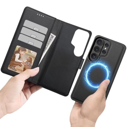 Etui Tech-Protect Wallet MagSafe na Samsung Galaxy S26 Ultra - czarne matowe Tech-Protect