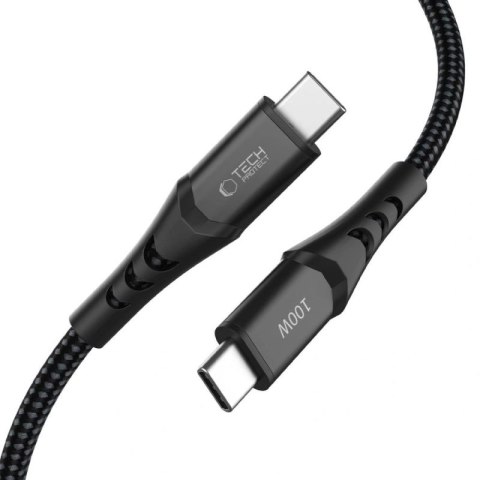 Kabel Tech-Protect Ultraboost UB11T USB-C / USB-C PD 100W / QC3.0 200 cm - czarny Tech-Protect