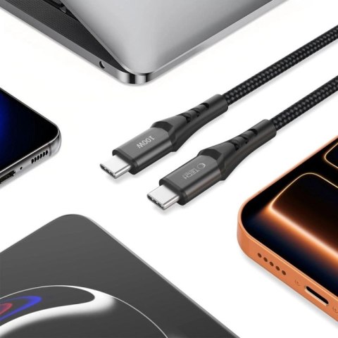 Kabel Tech-Protect Ultraboost UB11T USB-C / USB-C PD 100W / QC3.0 200 cm - czarny Tech-Protect