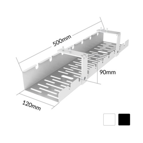 Organizer kabli do biurka ACTIVEJET CMP502 czarny Activejet