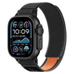 Pasek Tech-Protect Nylon Elite na Apple Watch 44 / 45 / 46 / 49 mm - czarno-pomarańczowy Tech-Protect