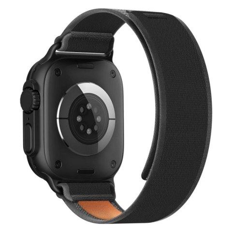 Pasek Tech-Protect Nylon Elite na Apple Watch 44 / 45 / 46 / 49 mm - czarno-pomarańczowy Tech-Protect