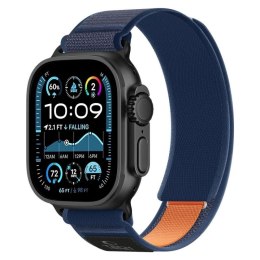 Pasek Tech-Protect Nylon Elite na Apple Watch 44 / 45 / 46 / 49 mm - granatowo-pomarańczowy Tech-Protect