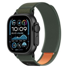 Pasek Tech-Protect Nylon Elite na Apple Watch 44 / 45 / 46 / 49 mm - zielono-pomarańczowy Tech-Protect