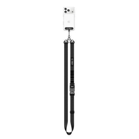 Smycz do telefonu Tech-Protect C9S Rope Crossbody - czarna Tech-Protect