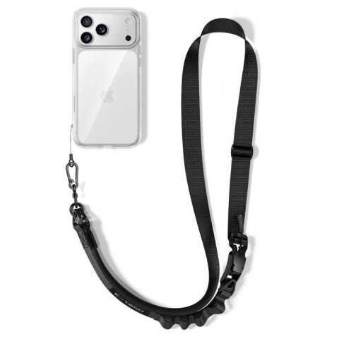Smycz do telefonu Tech-Protect C9S Rope Crossbody - czarna Tech-Protect
