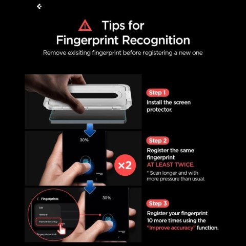 Szkło hartowane Spigen Glas.tR EZ Fit Pro AC Anti Reflection 2-Pack na Samsung Galaxy S26 EB FIT