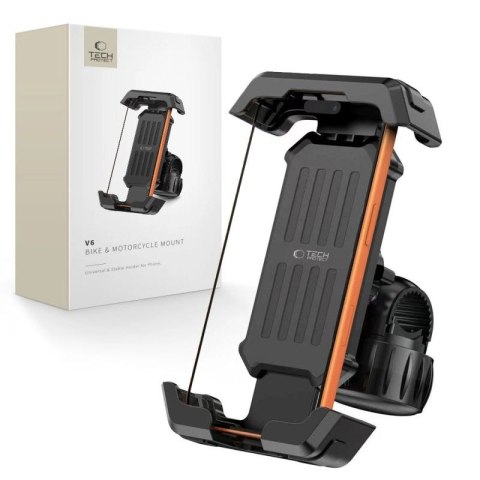 Uchwyt Tech-Protect V6 na kierownicę - czarny Tech-Protect
