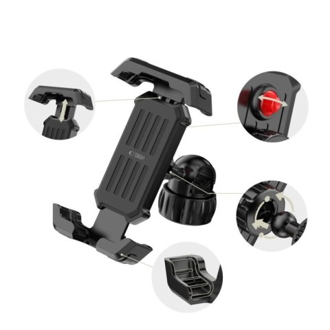 Uchwyt Tech-Protect V6 na kierownicę - czarny Tech-Protect