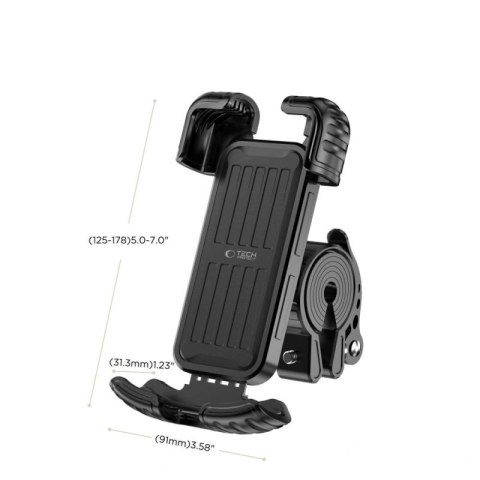 Uchwyt Tech-Protect V7 na kierownicę - czarny Tech-Protect