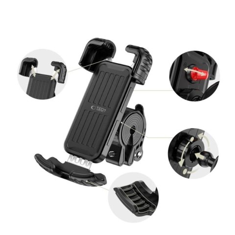 Uchwyt Tech-Protect V7 na kierownicę - czarny Tech-Protect