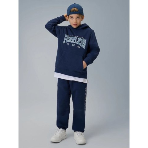Bluza dresowa regular z kapturem chłopięca 4F 4FJRSS26TSWSM2637-31S 4f