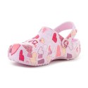 CROCS CLASSIC VDAY CLOG KIDS PINK MILK/HEARTS 209754-7CI Crocs