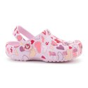 CROCS CLASSIC VDAY CLOG KIDS PINK MILK/HEARTS 209754-7CI Crocs