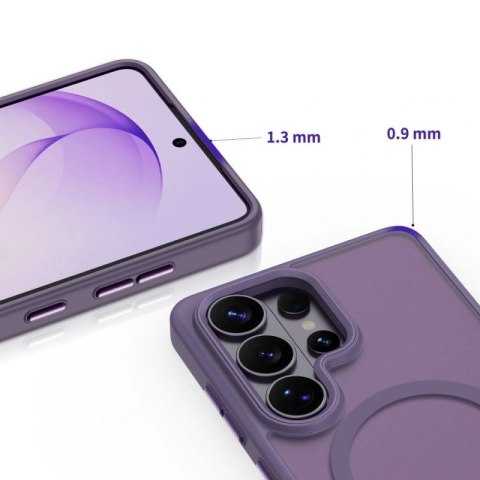Etui Tech-Protect Magmat MagSafe na Samsung Galaxy S26 Ultra - fioletowe matowe Tech-Protect