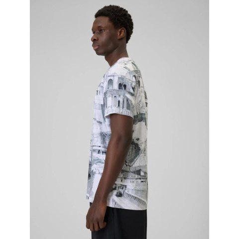 T-shirt regular z nadrukiem męski 4F 4FRSS26TTSHM3641-97A 4f