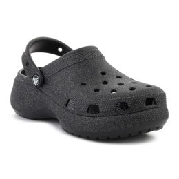 CROCS CLASSIC PLATFORM GLITTER CLOG W BLACK 207241-001 Crocs