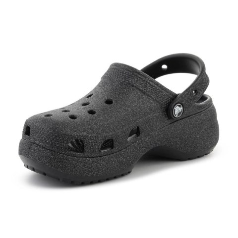 CROCS CLASSIC PLATFORM GLITTER CLOG W BLACK 207241-001 Crocs