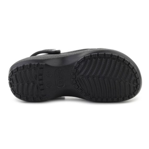 CROCS CLASSIC PLATFORM GLITTER CLOG W BLACK 207241-001 Crocs