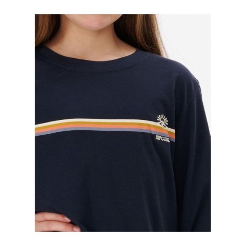 Koszulka RIP CURL Melting Wave Long Sleeve -Girl granatowy Rip Curl