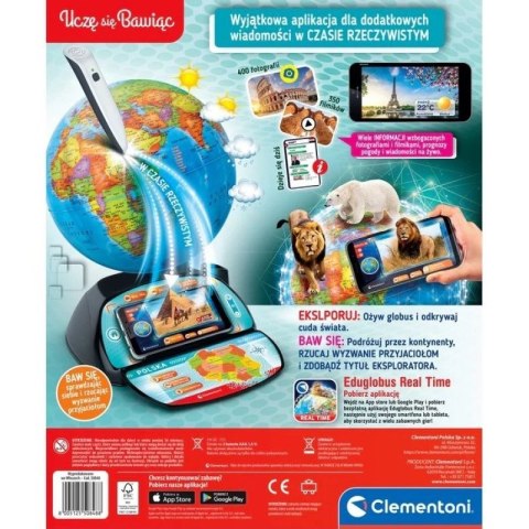 Zestaw Clementoni - Interaktywny Eduglobus Real Time Clementoni