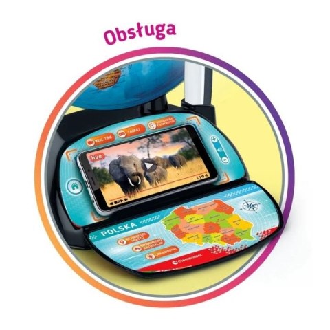 Zestaw Clementoni - Interaktywny Eduglobus Real Time Clementoni