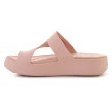 CROCS GETAWAY PLATFORM TOE LOOP W PINK CARAMEL 210834-7AF Crocs