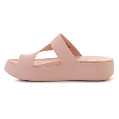 CROCS GETAWAY PLATFORM TOE LOOP W PINK CARAMEL 210834-7AF Crocs
