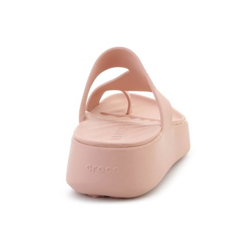 CROCS GETAWAY PLATFORM TOE LOOP W PINK CARAMEL 210834-7AF Crocs