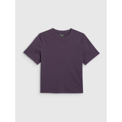 T-shirt regular gładki damski 4F 4FRAW25TTSHF3625-50S 4f